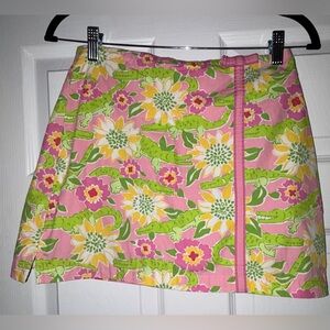 Vintage Lilly Pulitzer Women's Croc Monsieur skirt girl size 16